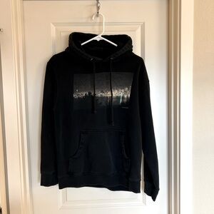 Black Seattle Graphic Hoodie